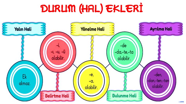 durum ekleri hal ekleri