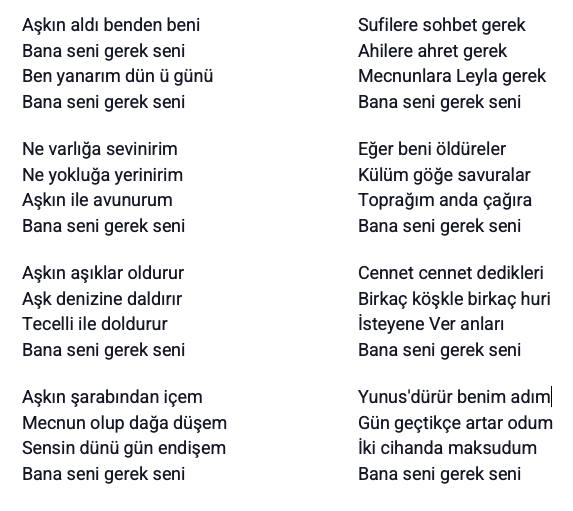 Yunus Emre'nin En Şiirleri ve Anlamları 1