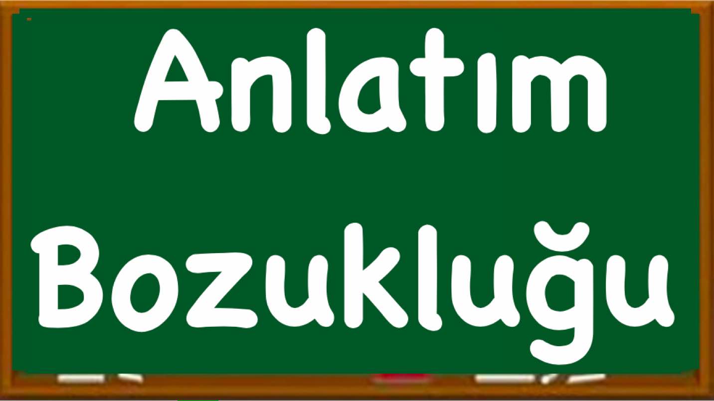 Anlatım bozukluğu bozuklukları