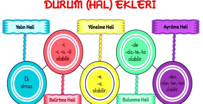 Durum (Hal) Ekleri ismin durum hal ekleri